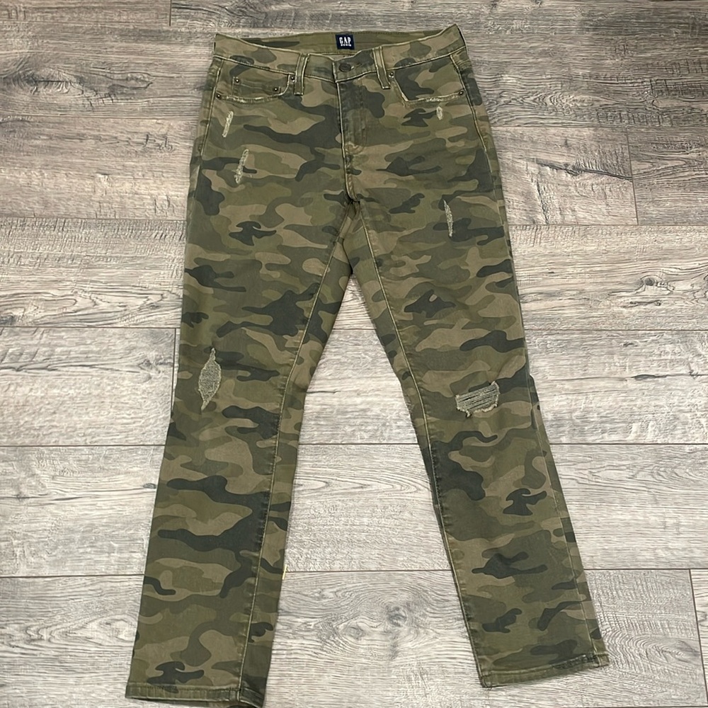 GAP denim, camo print jeans, 26 best girlfriend